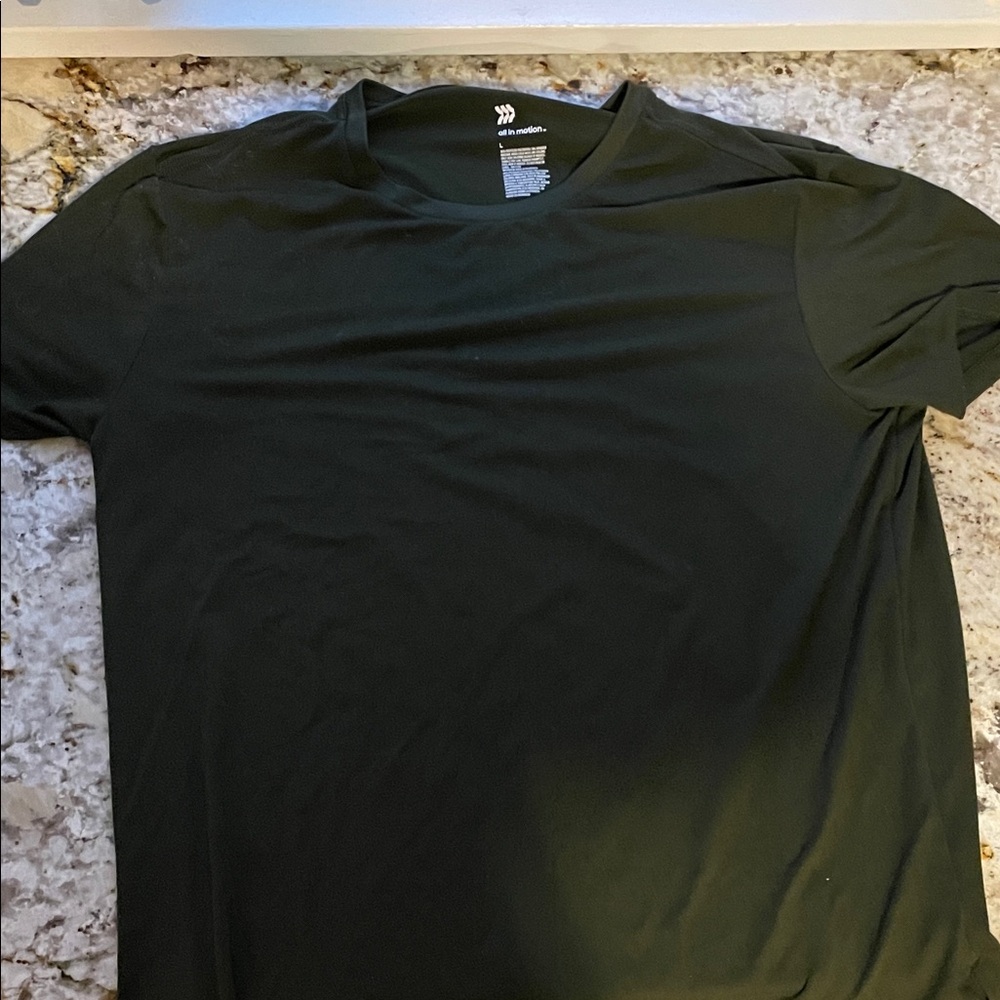 Men's Dark Green Athletic T-Shirt